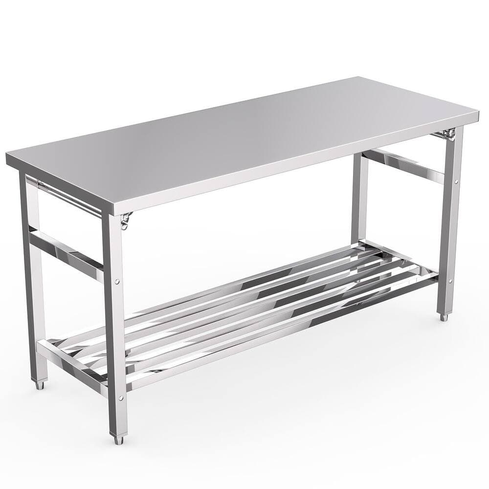 Heavy-Duty Stainless Steel Work Table