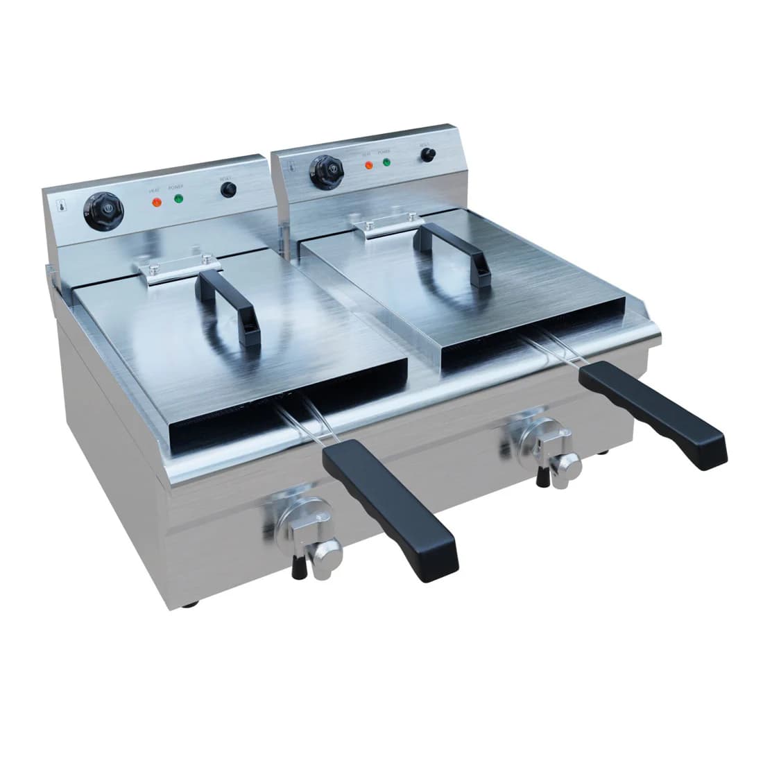 Twin Tank Electric Deep Fryer